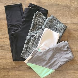 Activewear LOT OF 3- Gently Worn- XERSION Leggings, 3 Pair, Size MGreat  Condi